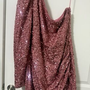 Sequin Pink Dress